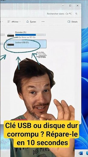 Repair your USB drive or external hard drive in just 10 seconds!
