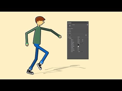 Adobe Animate | How to use layer depth and layer effects with the virtual camera
