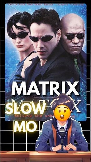 How was Matrix's bullet scene shot?