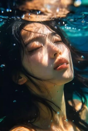 Blue Heart 💙 Underwater Heart