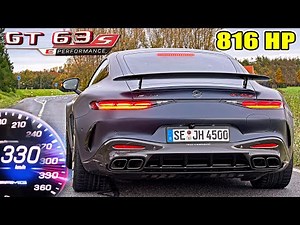 2026 Mercedes-AMG GT 63 SE 816HP // 0-100 100-200 200-300 SOUND & POV