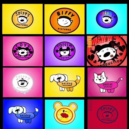 All The Spiffy Pictures Logos Family Collection Comparison Shorts