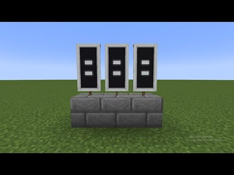 How To Make Letter B Banner In Minecraft | Minecraft Banner Tutorial