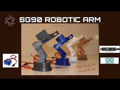 atomclip sg90 robot arm 1 introduction