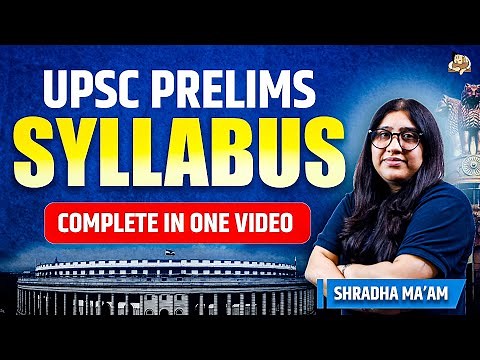 UPSC Prelims Syllabus Complete Topic List | Understand & Download Important Subject Wise Topic PDF
