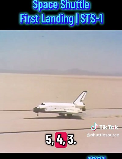 NASA's Space Shuttle First Landing in Columbia