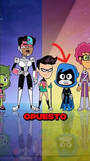 Los Titanes tienen una versión de genero opuesta de si mismos😰#shorts