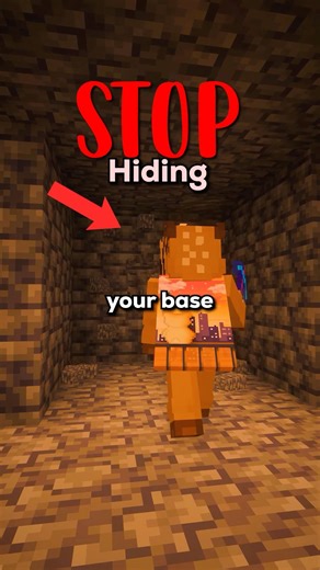 STOP HIDING Your base Underground! #minecraft #minecraftserver #minecraftsmp