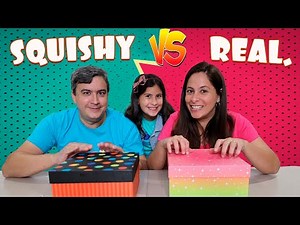 COMIDA REAL VS SQUISHY CHALLENGE