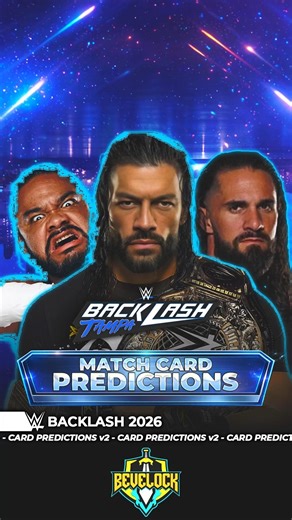 PREVIEW: Backlash 2026 - Card Predictions [v2] #Backlash #Bevelock #WWE #Shorts