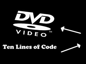 Coding the DVD Logo Bounce Animation (10 Lines)