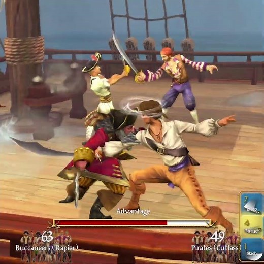 Sid Meier's Pirates I get destroyed in sword fight with a Pirate