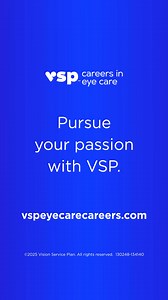 9.3K views · 17 reactions | Pursue your optometry career with passion, through VSP. | VSP Providers | Facebook
