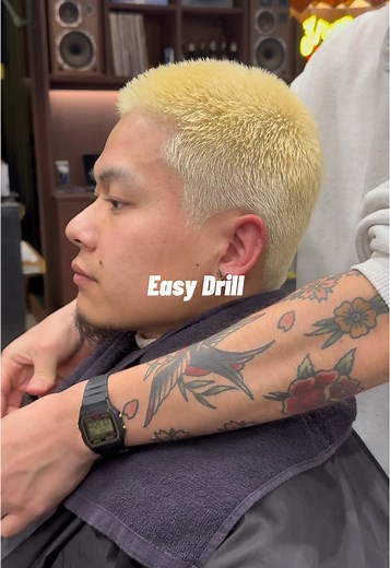 時間と予算と相談ですが、とてもカッコよくやれます🤙👍 名古屋 栄駅 徒歩5分🚶💨 #イージードリル #イージーパンク #名古屋イージードリル #名古屋イージーパンク #easydrill #easypunk