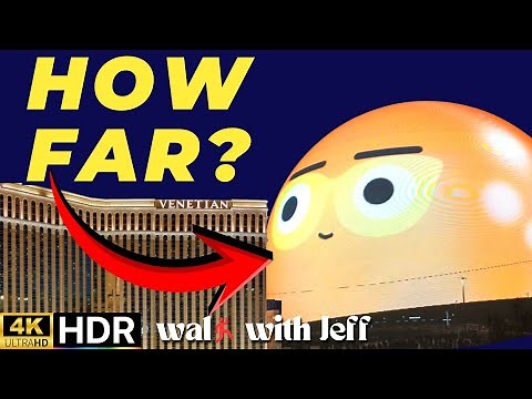 Step by Step Guide! How Do You Walk from the VENETIAN to SPHERE? Walk With Jeff