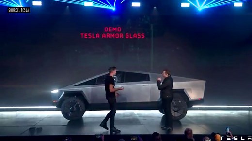 Elon Musk Unveils Tesla's Cybertruck, With A Polarizing Wedge Shape