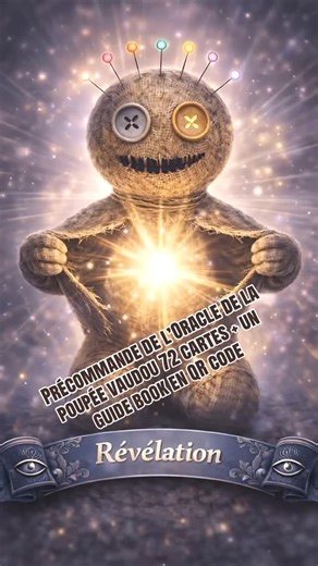 Ilaé Moon Crow on Instagram: "✨ Nouveauté en précommande ✨ L’Oracle de la Poupée Vaudou est désormais disponible en précommande sur mon site Internet et sur Etsy. Un jeu puissant, intuitif et profondément symbolique, conçu pour transmettre des messages profonds, éclairer les zones d’ombre et accompagner chaque transformation intérieure. 🔮 Ce que contient l’oracle • 72 cartes divinatoires • Un univers mystique et introspectif • Un guide book accessible via QR code • Format 7x11 cm • Papier 350g 