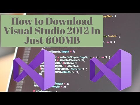 How To Download Visual Studio 2012 Compressed In 600mb Only
