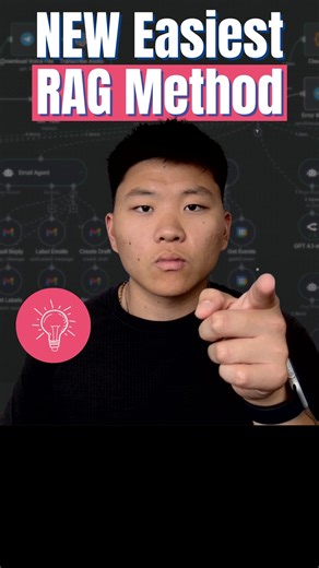 Nate Herk on Instagram: "RAG in Minutes. NEW Easiest Method in n8n Watch full video on YouTube 🚀 All of the n8n templates from my videos are free inside my Skool community — go check it out! 🙌"