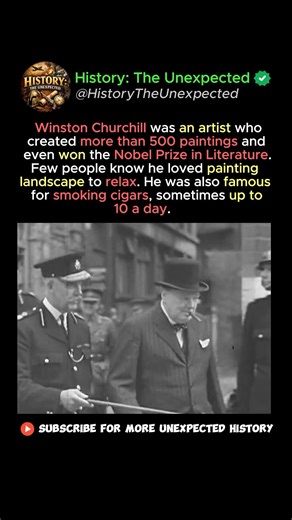 Winston Churchill Was a Painter… And Smoked up to 10 Cigars a Day