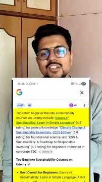 Best Course for Sustainability Beginners