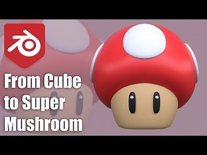 Modeling a 3D Super Mushroom in Blender | Real-Time Tutorial for Beginners