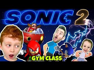 Kids Workout! SONIC 2 MOVIE Gym Class! (Video Game Exercise For Kids)
