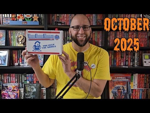 Video Games Monthly Unboxing: October 2025 | Captain Algebra