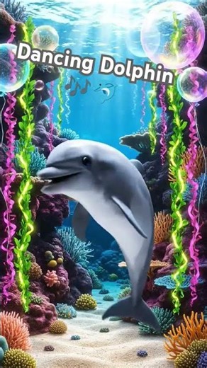 Baby Dolphin Birthday Celebration #comedyeffect #DolphinDance #shortsfeed