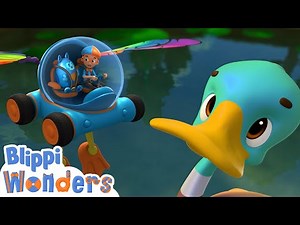 Blippi Wonders - Ducks | Cartoons For Kids | Blippi Animated Full Episodes