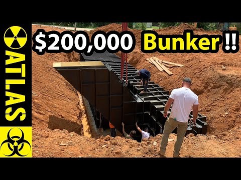 A $200,000 Luxury Bomb Shelter Under a Home - Atlas 10x40' Platinum Series Safe Cellar