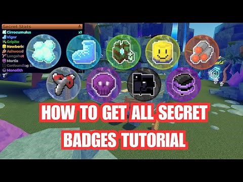 How to get ALL SECRET BADGES (Stats) TUTORIAL | Roblox Untitled Button Simulator [OUTDATED]