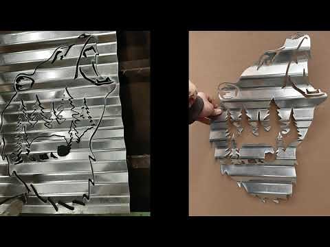 Centroid Acorn CNC Plasma Closed Loop THC system corrugated metal cutting.