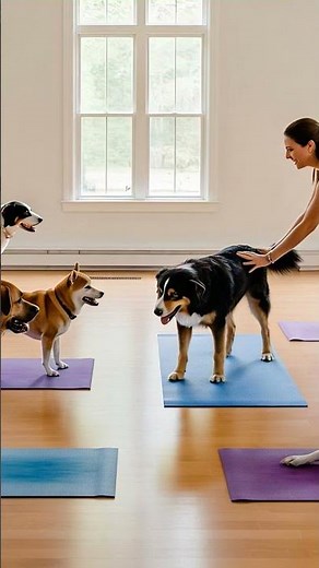 "Paws & Poses: Exploring the Benefits of Dog Yoga (yoga)"