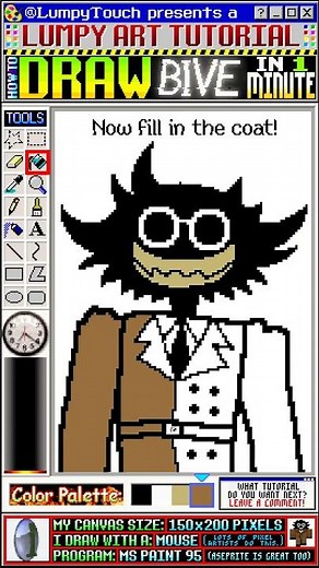 Draw BIVE from REGRETEVATOR! 1 MINUTE Art Tutorial!