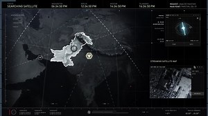Spying Software Loading. The Analysis of Pakistan Is Requested. Selecting the Location of the Satellites. Accessing the Footage from the Air Base. Gaining Target Info. Computer User Interface.