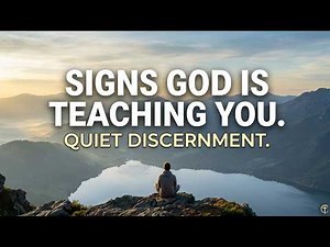 7 Biblical Signs God Is Teaching You to Live With Quiet Discernment