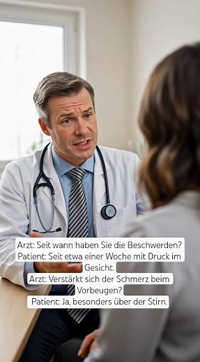 Akute Sinusitis (Nasennebenhöhlenentzündung) #medizin #deutsch #doctor #pflege #german #medicine