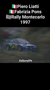 🇮🇹Piero Liatti 🇮🇹Fabrizia Pons 🇯🇵Subaru impreza wrc 97 🏁Rally Montecarlo 1997 #rallymylife #rallydriver #rallyexperience #rallylove #rallylovers #rallycodriver #rallye #subaru | RALLY MY LIFE