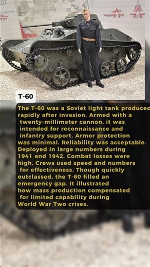 Soviet T-60 Scout | Military History Talks
