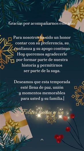 EL EQUIPO DE 𝗚@𝗟𝗟𝗘𝗥𝗢 𝗘𝗫𝗣𝗥𝗘𝗦𝗦: 𝗟𝗘𝗦 𝗗𝗘𝗦𝗘𝗔𝗠𝗢𝗦 𝗨𝗡 𝗙𝗘𝗟𝗜𝗭 𝗔𝗡̃𝗢 𝗡𝗨𝗘𝗩𝗢 𝟮𝟬𝟮𝟲 Tu presencia es la chispa que enciende nuestras celebraciones. Para nosotros no eres un cliente, sino nuestra razón de ser. ¡Que este Año Nuevo te envuelva en alegría! 🎁🎉🍾⛄🎁🍾🍾 "Diciembre el mes navideño" 🕙🕙🕙🕙🕙🕙🕙🕙 #Galleros 🤠❗ #GalleroExpress 🤠❗ #KitDePelecha 🤠 ❗ #KitDeReafilado 🤠❗ #Diciembre 🤠❗ #FundasDeDescanso 🤠❗ #AñoNuevo 🤠 ❗ #FelizAñoNuevo 🤠❗ 🕙 Dale clic aquí 