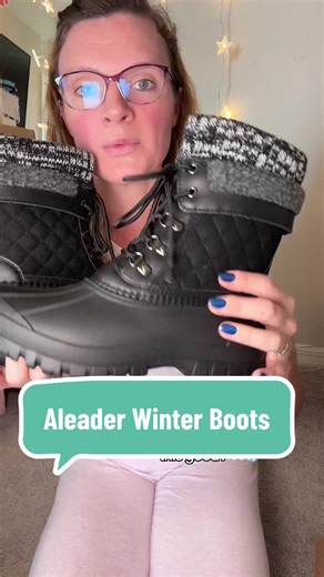 These ALEADER winter boots are proof you don’t need to spend a fortune for style and warmth ❄️ Comfy, waterproof, and restocked in all the cutest colors — your feet will thank you! 👢✨ #BootSeason #WinterStyle #AffordableFinds #WarmFeetHappyLife #ALEADERWinterBoots