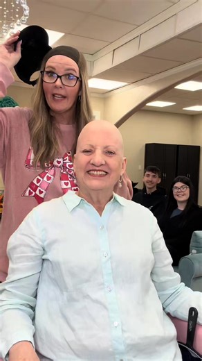 26K views · 852 reactions | 416.Edmond Oklahoma - Georgia Hair Solutions! Pray for Leslie!  What a sweet family supporting her! #fyp #georgiahairsolutions #confidence #digthewig #breastcancer #pray #oklahomahair | Georgiahairsolutions | Facebook