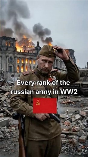 The Red Army's March : evolution of every rank in the WW2 soviet army