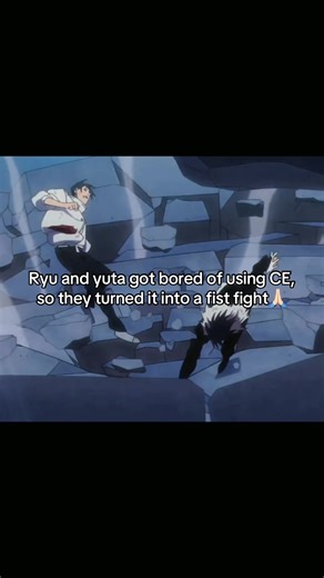 Ryu and yuta got bored of using CE so they just spamm punches💀🙏🏻 || #jujutsukaisen #jjkseason3 #anime #fight #fyp