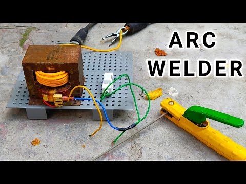 Make a 220V 200 Amps ARC Welder using Microwave Oven Transformer ( MOT )