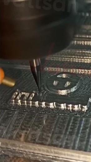 Wattsan CNC — V-Bit Engraving on Anodized Aluminum