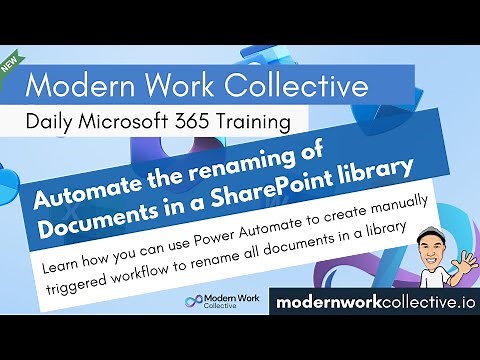 How to rename files automatically in bulk with Power Automate