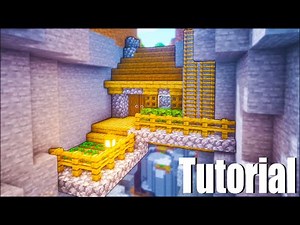 Minecraft Tutorial: How To Make A Easy Ravine House "2020 Tutorial"
