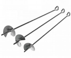[Hot Item] Scaffolding Triple Eye Anchor Rod Ground Earth Anchor, Electric Power Fitting, Camp, Cable Lug